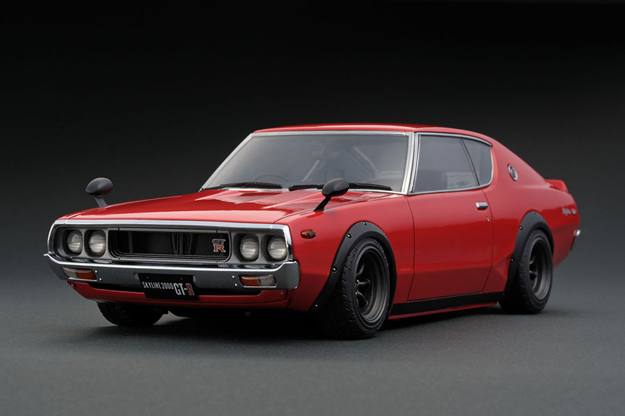 IG0745 1/18 Nissan Skyline 2000 GT-R (KPGC110) Red | LINE UP