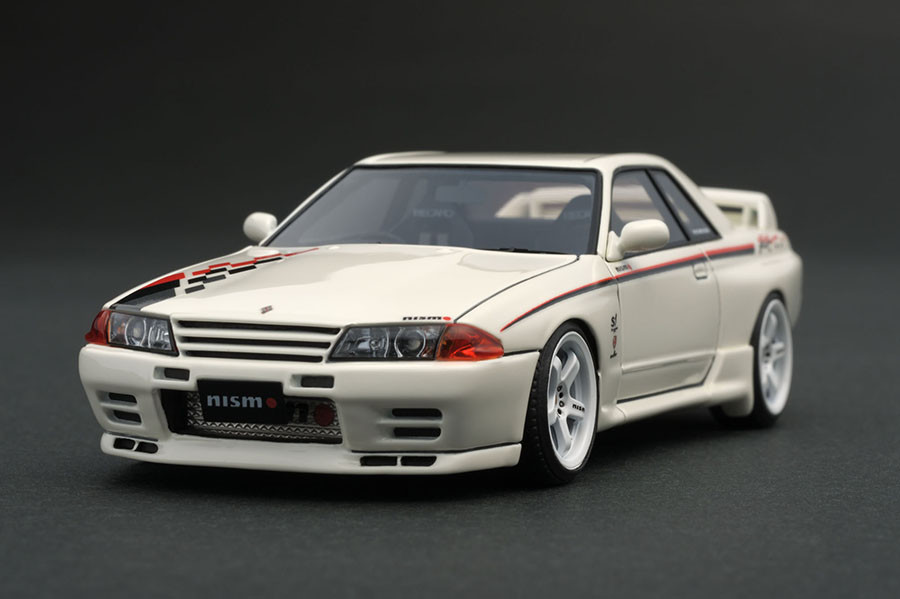 IG0960 1/43 Nissan Skyline GT-R Nismo (R32) White | LINE UP