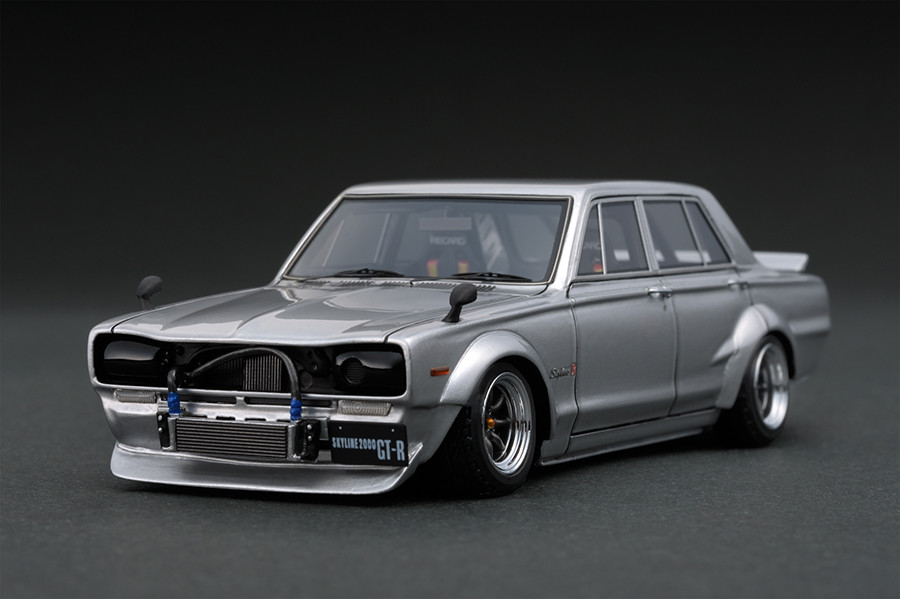 IG0176 1/43 Nissan Skyline 2000 GT-R (PGC10) Silver | LINE UP