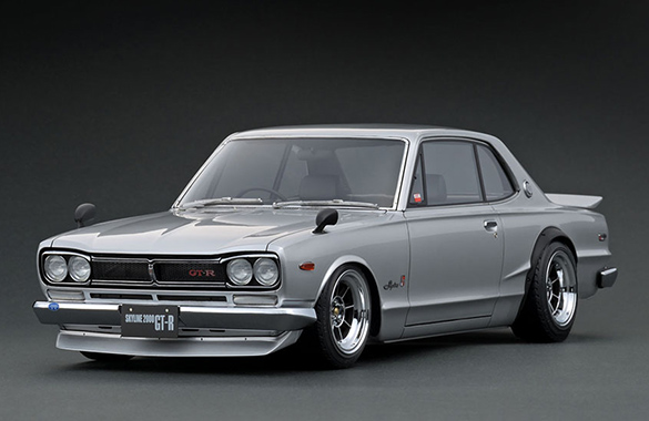 IG1591 1/12 Nissan Skyline 2000 GT-R (KPGC10) Silver | LINE UP