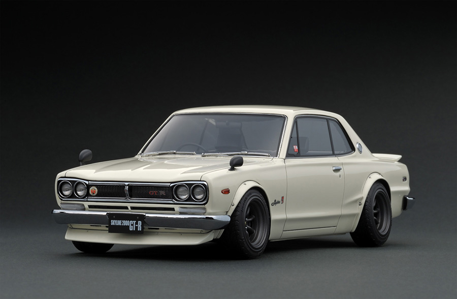 IG1787 1/18 Nissan Skyline 2000 GT-R (KPGC10) White | LINE UP