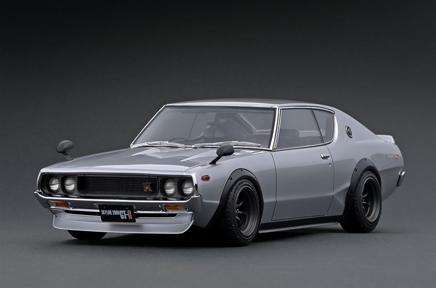 IG1842 1/18 Nissan Skyline 2000 GT-R (KPGC110) Silver | LINE UP