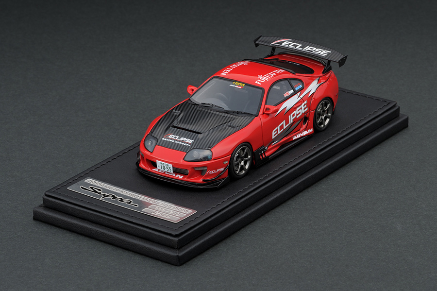 IG1977 1/43 Toyota Supra (JZA80) RZ ORIDO-STREET Ver.2 Red | LINE