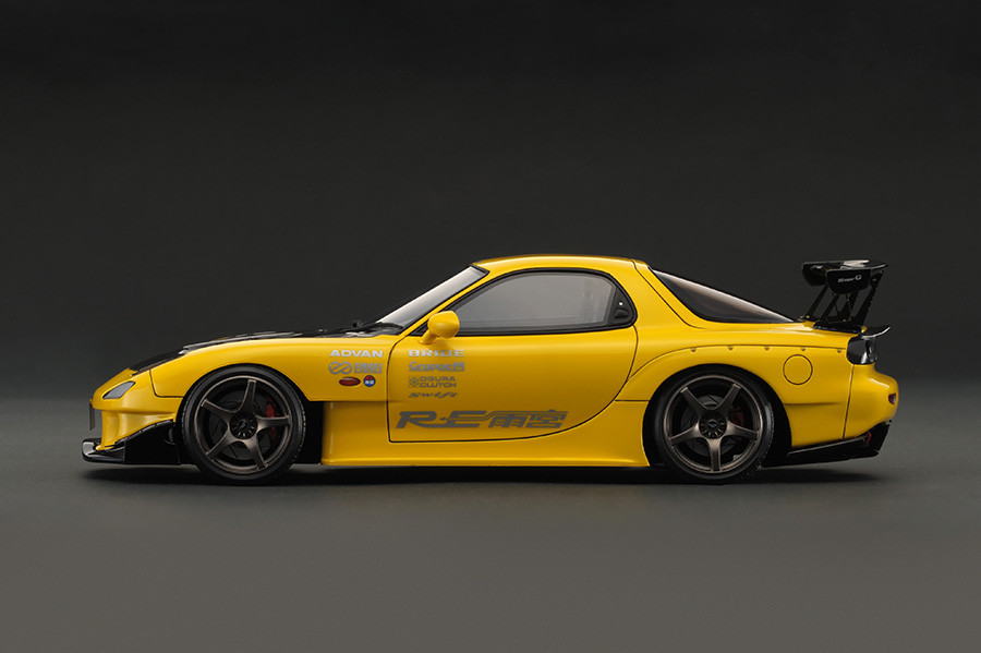 IG1048 1/18 MAZDA RX-7 (FD3S) RE Amemiya Yellow | LINE UP | [公式