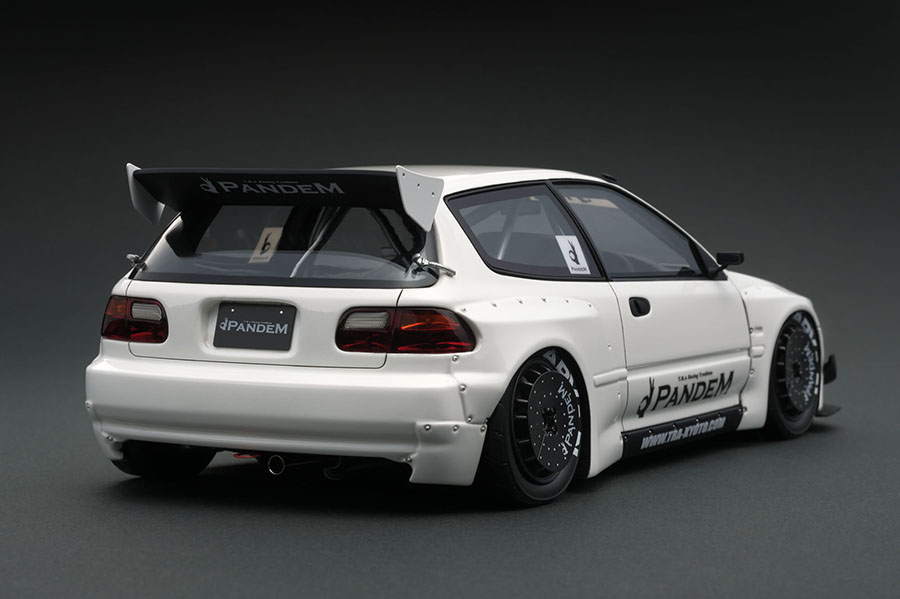 IG1049 1/18 PANDEM CIVIC (EG6) White | LINE UP | [公式] ignition
