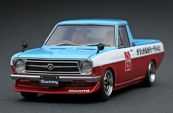IG1118 1/43 Nissan Sunny Truck Long (B121) Blue/White/Red | LINE