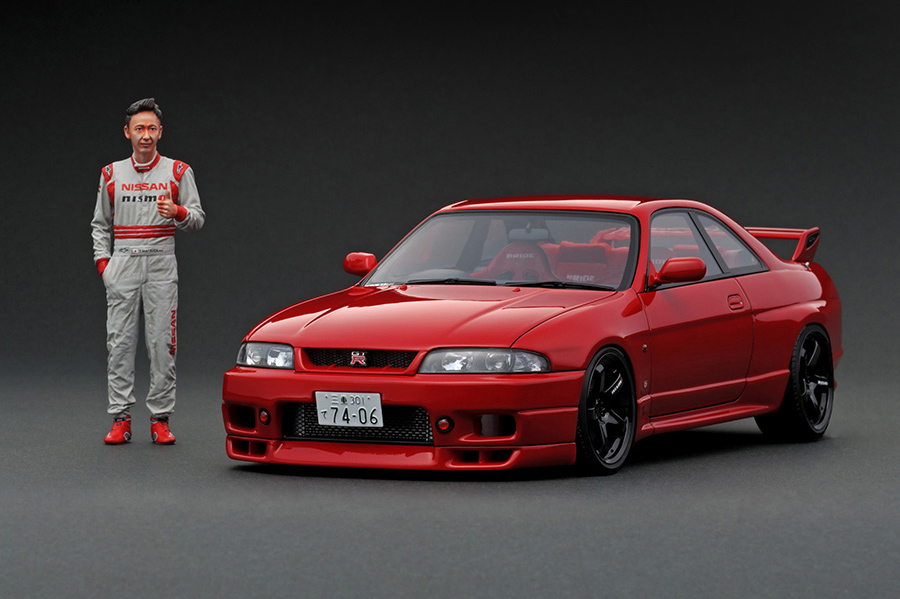 IG1315 1/18 Nissan Skyline GT-R (BCNR33) Matsuda Street Wine Red