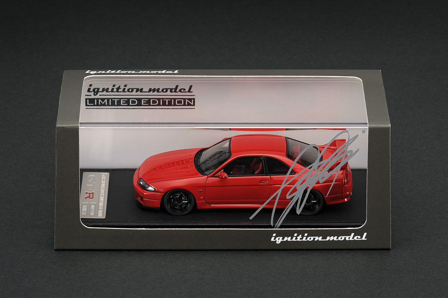 IG1371 1/43 Nissan Skyline GT-R (R33) Matsuda Street Wine Red