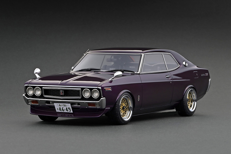 IG2404 1/18 Nissan Laurel 2000SGX (C130) Purple With Mr. Sata
