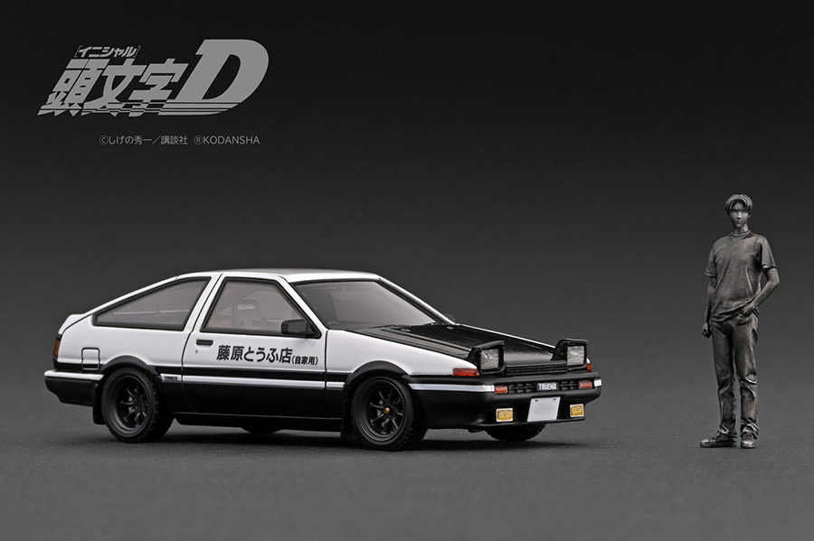 IG2872 1/43 INITIAL D Toyota Sprinter Trueno 3Dr GT Apex (AE86