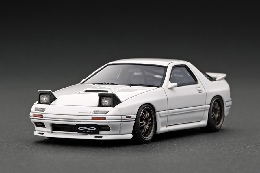 IG2944 1/43 Mazda Savanna RX-7 Infini (FC3S) White With Engine