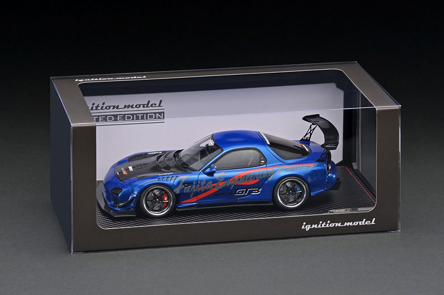 IG2962 1/18 FEED Afflux GT3 (FD3S) Blue Metallic With Engine
