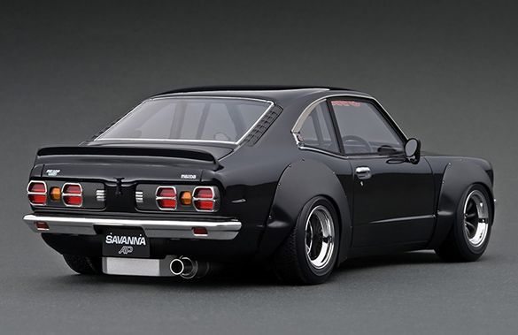 IG2030 1/18 Mazda Savanna (S124A) Racing Black | LINE UP | [公式