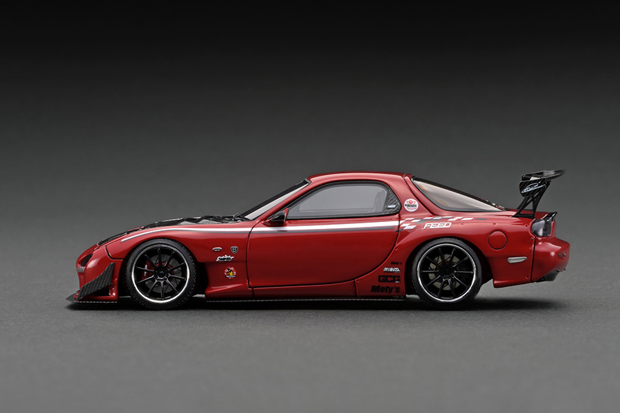 IG2183 1/43 FEED RX-7 (FD3S) 魔王 Red With Engine | LINE UP
