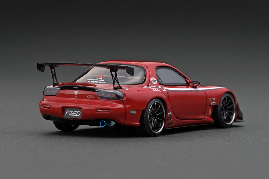 IG2183 1/43 FEED RX-7 (FD3S) 魔王 Red With Engine | LINE UP