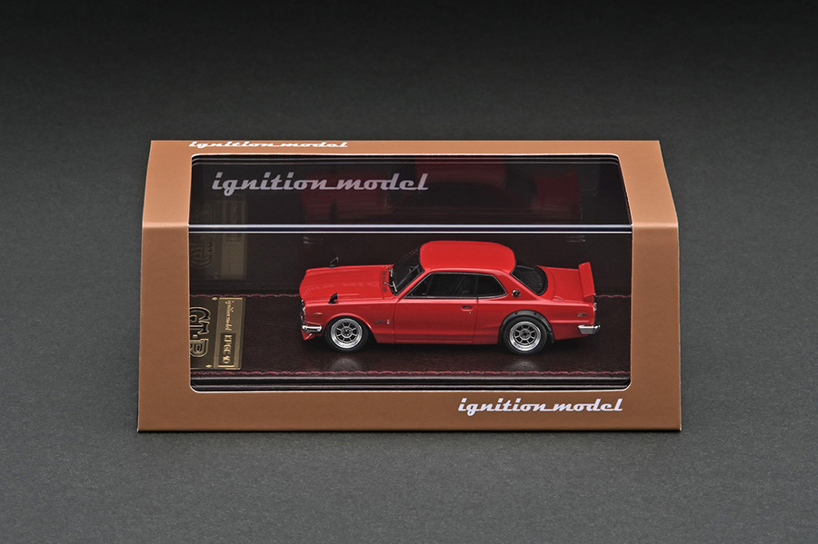 IG2305 1/64 Nissan Skyline 2000 GT-R (KPGC10) Red | LINE UP