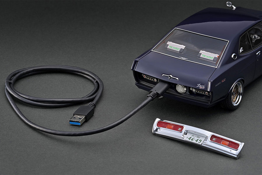 IG3547 1/18 Nissan Laurel 2000SGX (C130) Purple LED Ver. With Mr