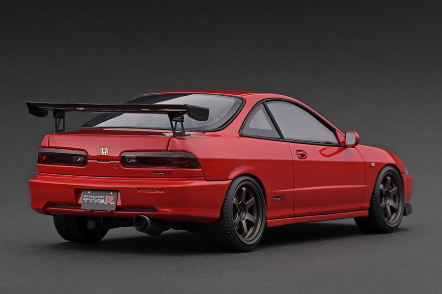 IG3057 1/18 Honda INTEGRA (DC2) TYPE R Red With Engine | LINE UP