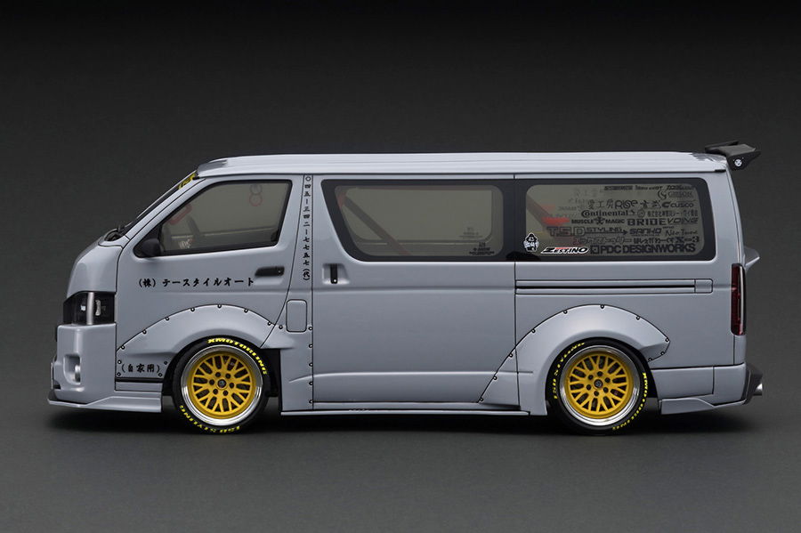 IG3120 1/18 T・S・D WORKS HIACE Gray | LINE UP | [公式] ignition