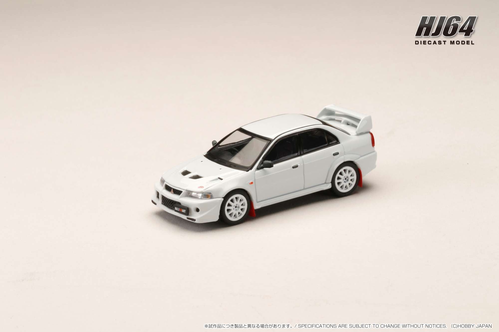 Hobby Japan HJ643033BW MITSUBISHI LANCER RS EVOLUTION 6 MONTE