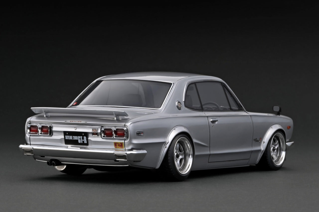 IG3236 Nissan Skyline 2000 GT-R (KPGC10) Silver – ignition model