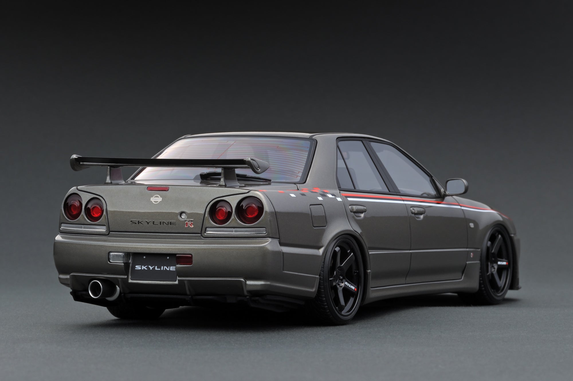 IG1807 Nissan Skyline 25GT Turbo (ER34) Gun Metallic NISMO Wheel