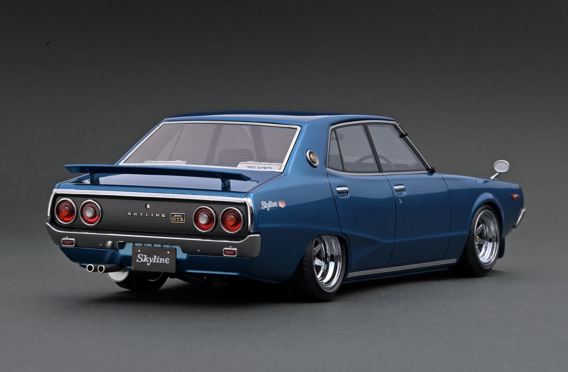 IG1982 Nissan Skyline 2000 GT-X (GC110) Blue Metallic – ignition model