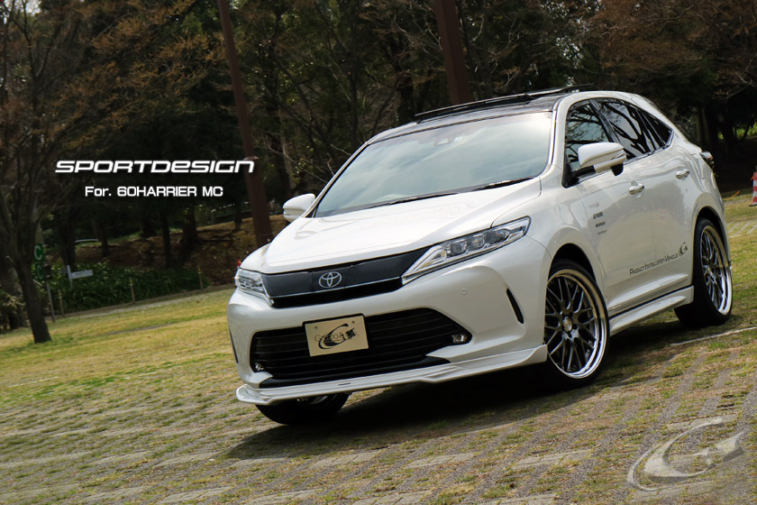 エアロセット】Grazio ハリアー 60 後期専用 SPORTDESIGN エアロ4点SET