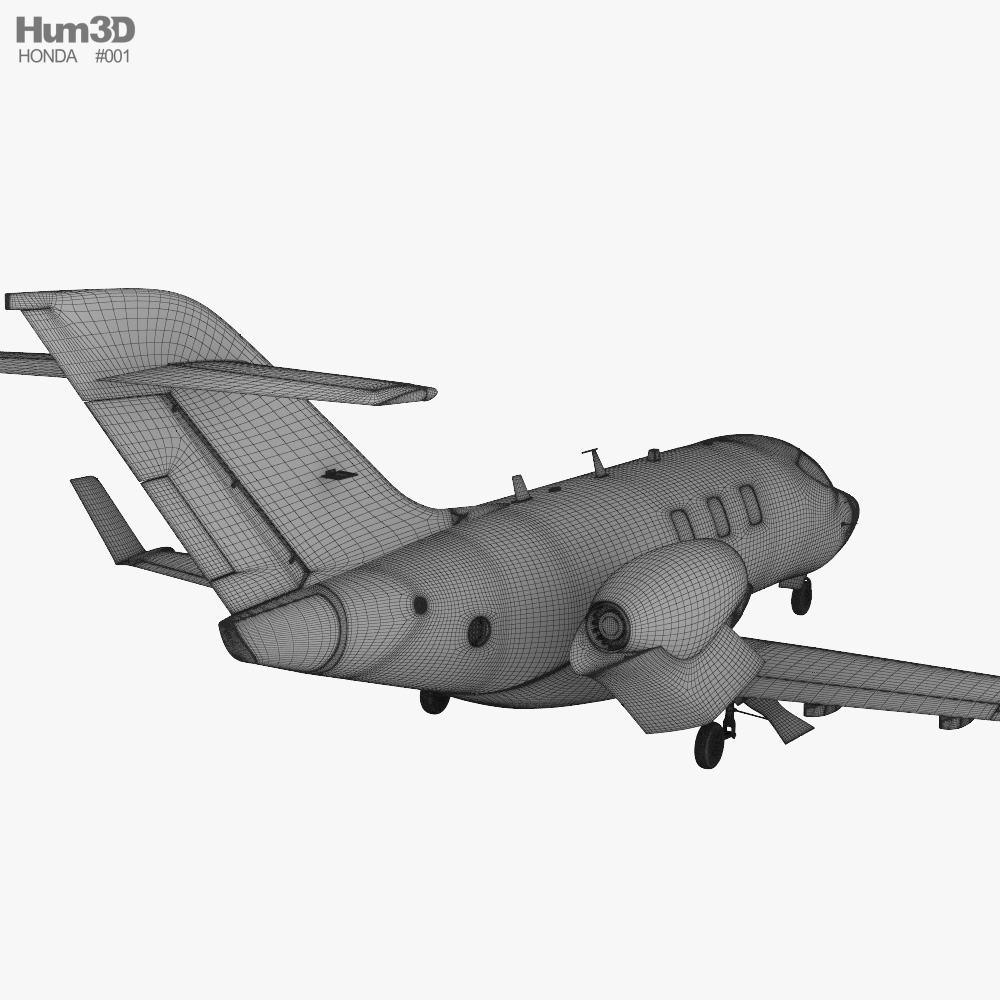 ホンダ HA-420 ホンダジェット 3Dモデル - ダウンロード 小型航空機 on