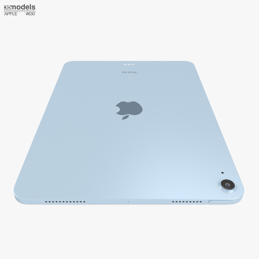 Apple iPad Air M2 11インチ (2024) ブルー 3Dモデル - ダウンロード