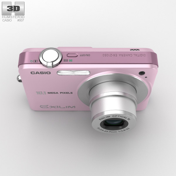 カシオ エクシリム EX-Z1050 ピンク 3Dモデル - ダウンロード 撮影