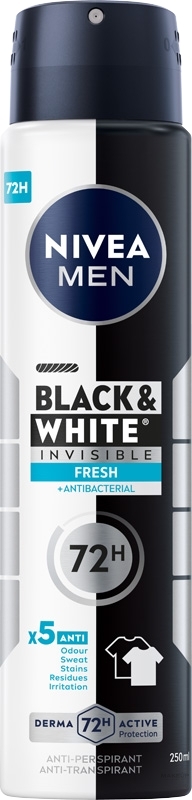 NIVEA Invisible For Black&White Fresh 48 hour - Antiperspirant