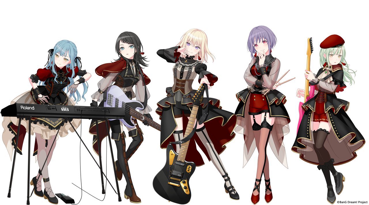 10th Anniversary Costumes - Ave Mujica | Official art list | BanG