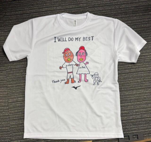 楽天・前田健太が報道陣に粋なプレゼント？？ マエケン画伯が描いた