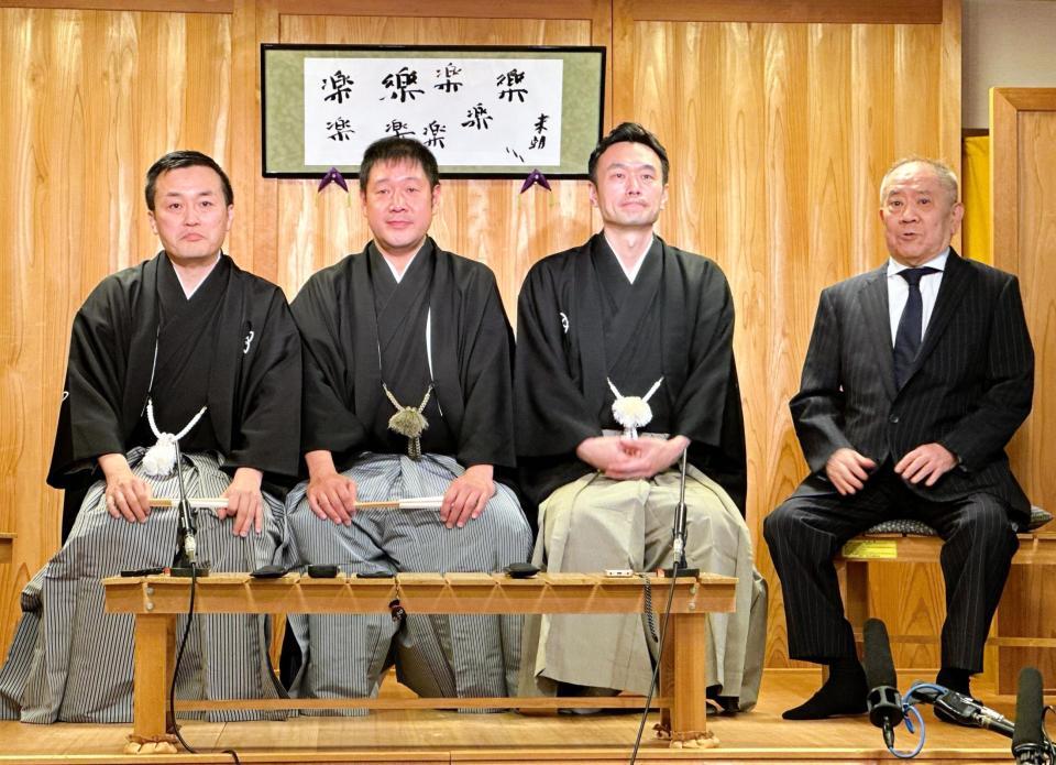 桂ざこば76歳 弟子の襲名発表に姿 体調語る「喘息で全然あきまへん