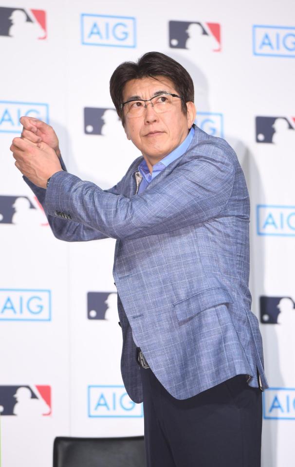 石橋貴明 “元メジャーリーガー”として登壇に照れ笑い 野球での絆を熱く