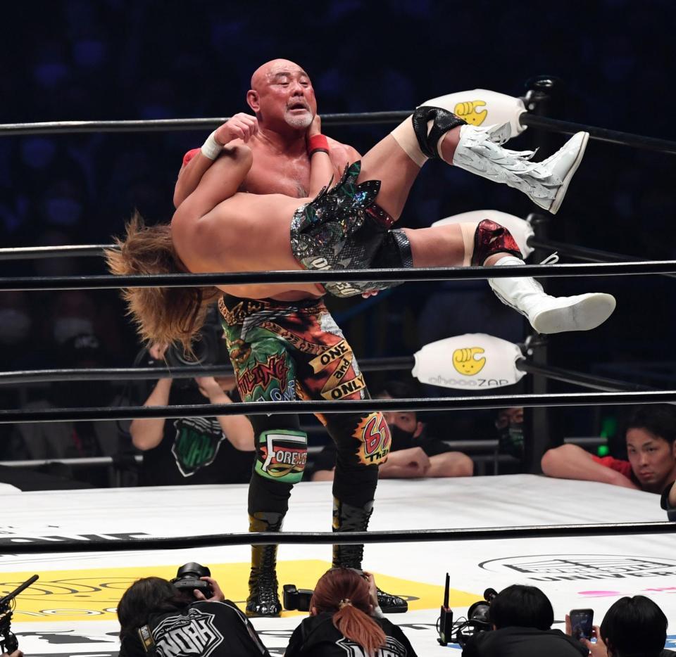 憧れの武藤敬司を介錯 内藤哲也は万感「こんな幸せなレスラーいない