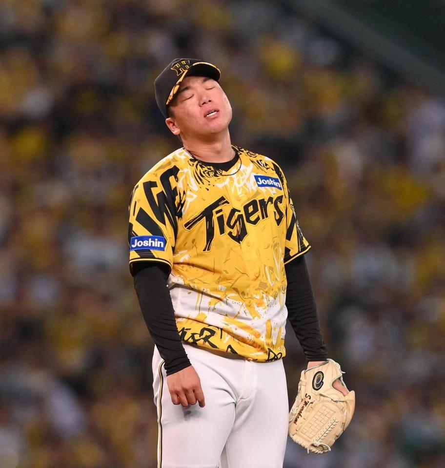 阪神 村上がまさか…相手投手の打球を捕球し損ねて先制点から7者連続