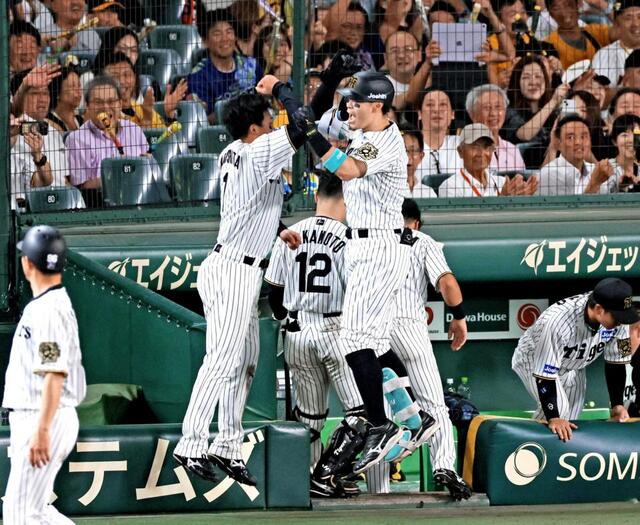 阪神 ただいま甲子園！森下＆佐藤輝アベック弾 1カ月ぶり聖地で