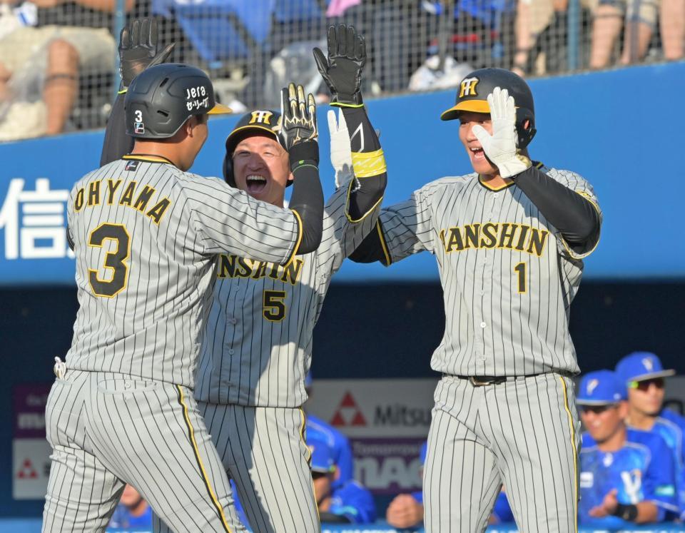 阪神鬼門ハマスタ連勝で3連勝！ 近本4安打固め打ち＆中野5四死球で