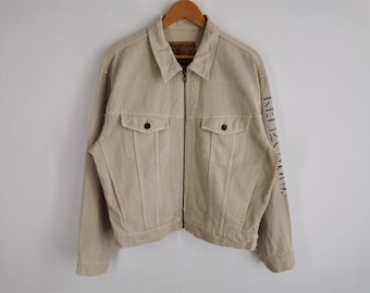 Vintage 90s KENZO JEANS Denim Jacket Size Large / 1990s High