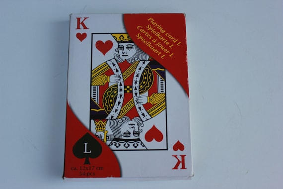 Playing Cards L, 52 Large Cards Game 12/17 Cm, Full Deck - Etsy