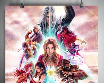 ファイナルファンタジーVII リメイク - 限定版ファインアートプリント