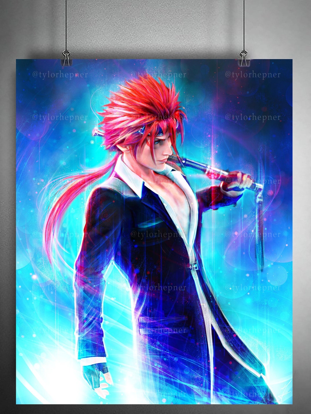 Reno Final Fantasy VII Remake - Limited Edition Fine Art Print - Etsy