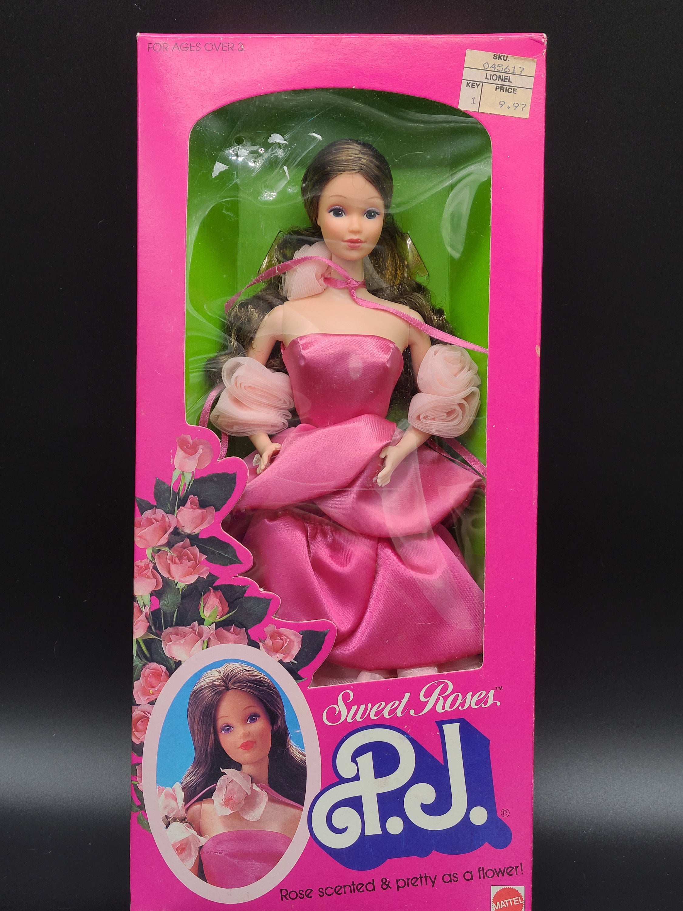 1983 年製マテル スウィート ローズ PJ バービー人形 箱入り新品未使用