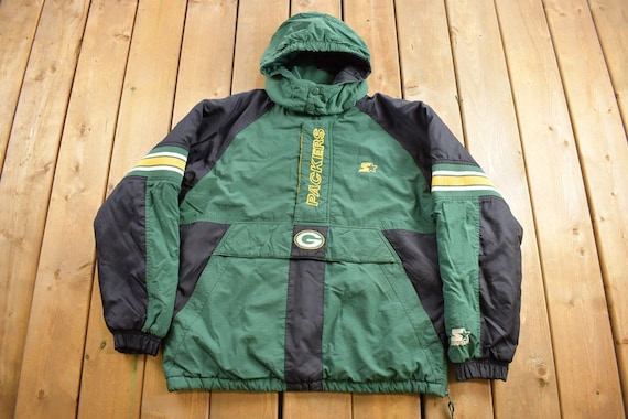 Vintage 1990s Green Bay Packers NFL Jacket / Starter Jacket