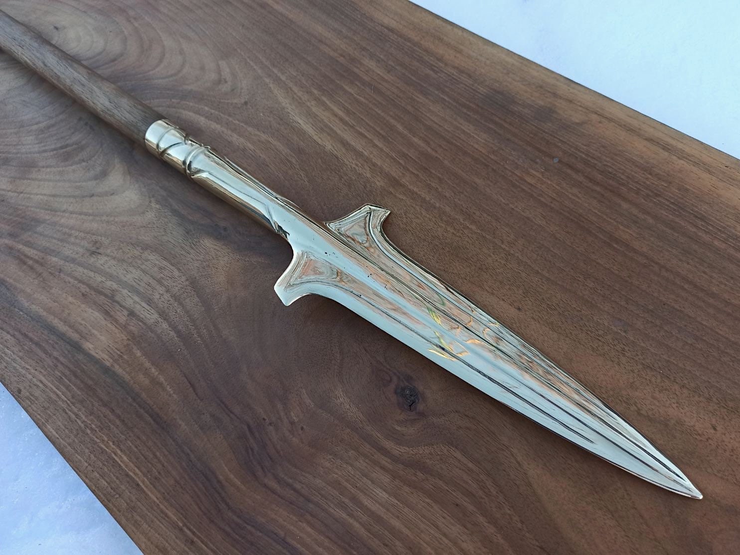 レオニダスの槍のレプリカ - 手作り武器 - 槍の複製 - 暗殺者の槍に