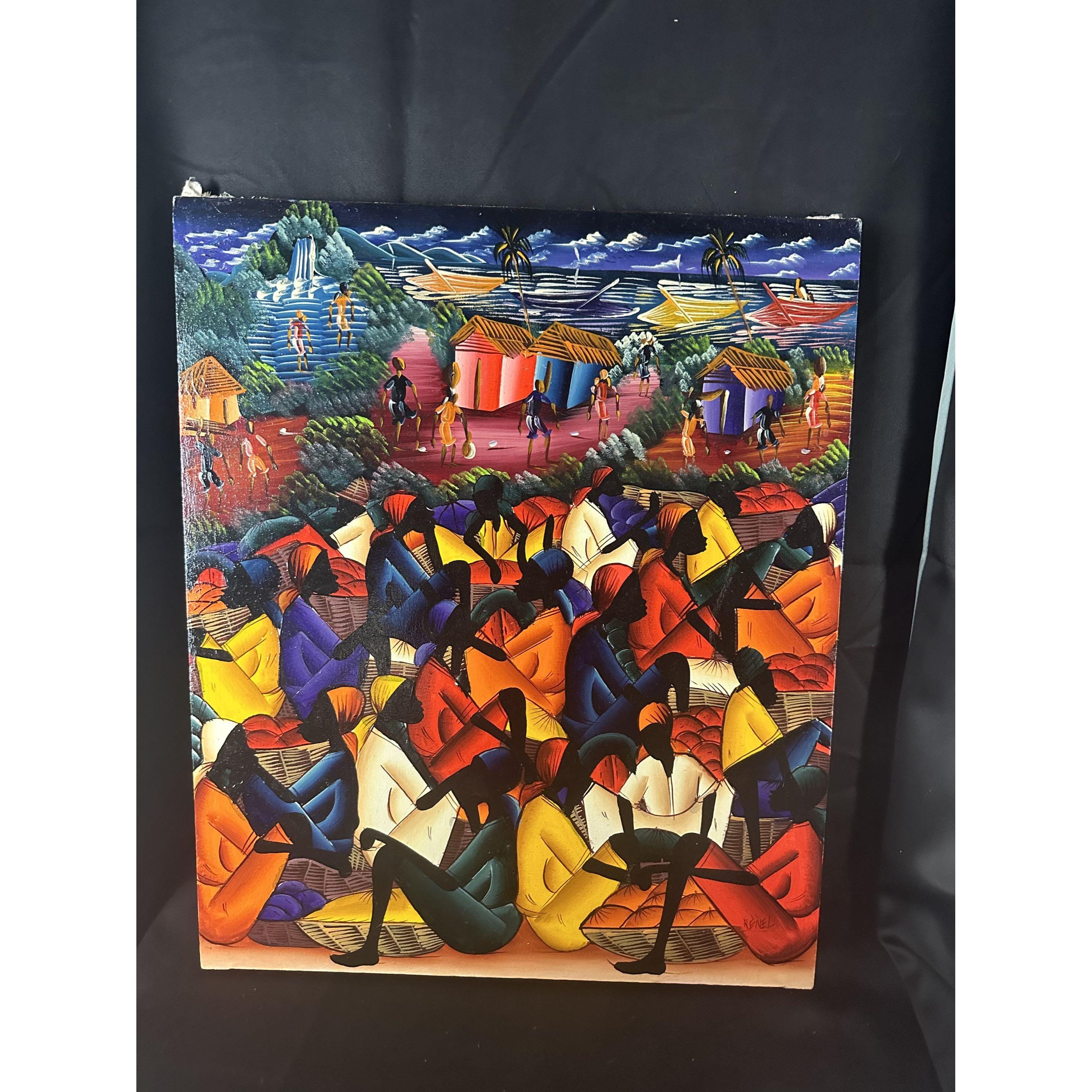 Haitian signed art - Etsy 日本