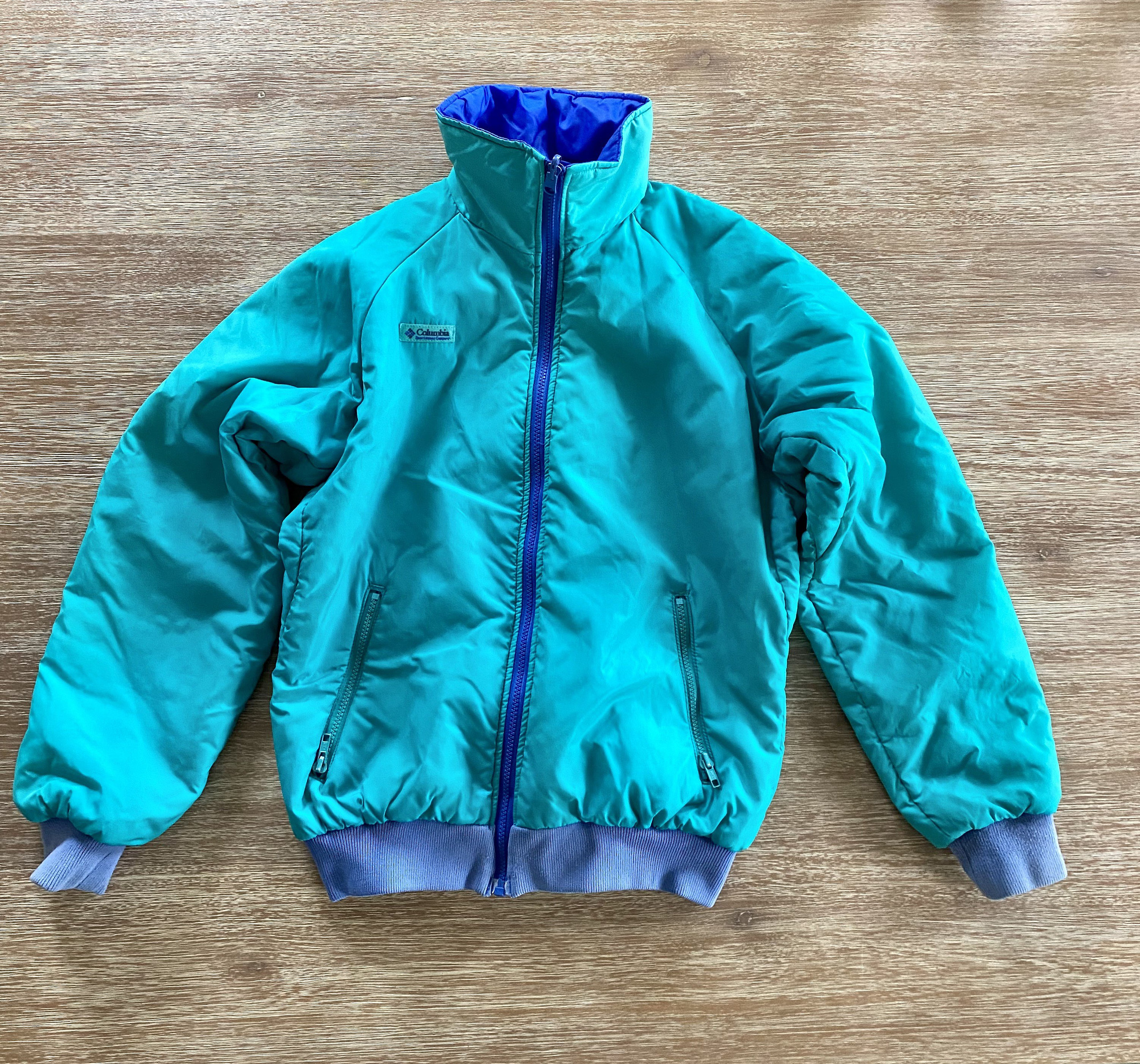 Vintage 90s Columbia Reversible Winter Jacket Men's Women's - Etsy