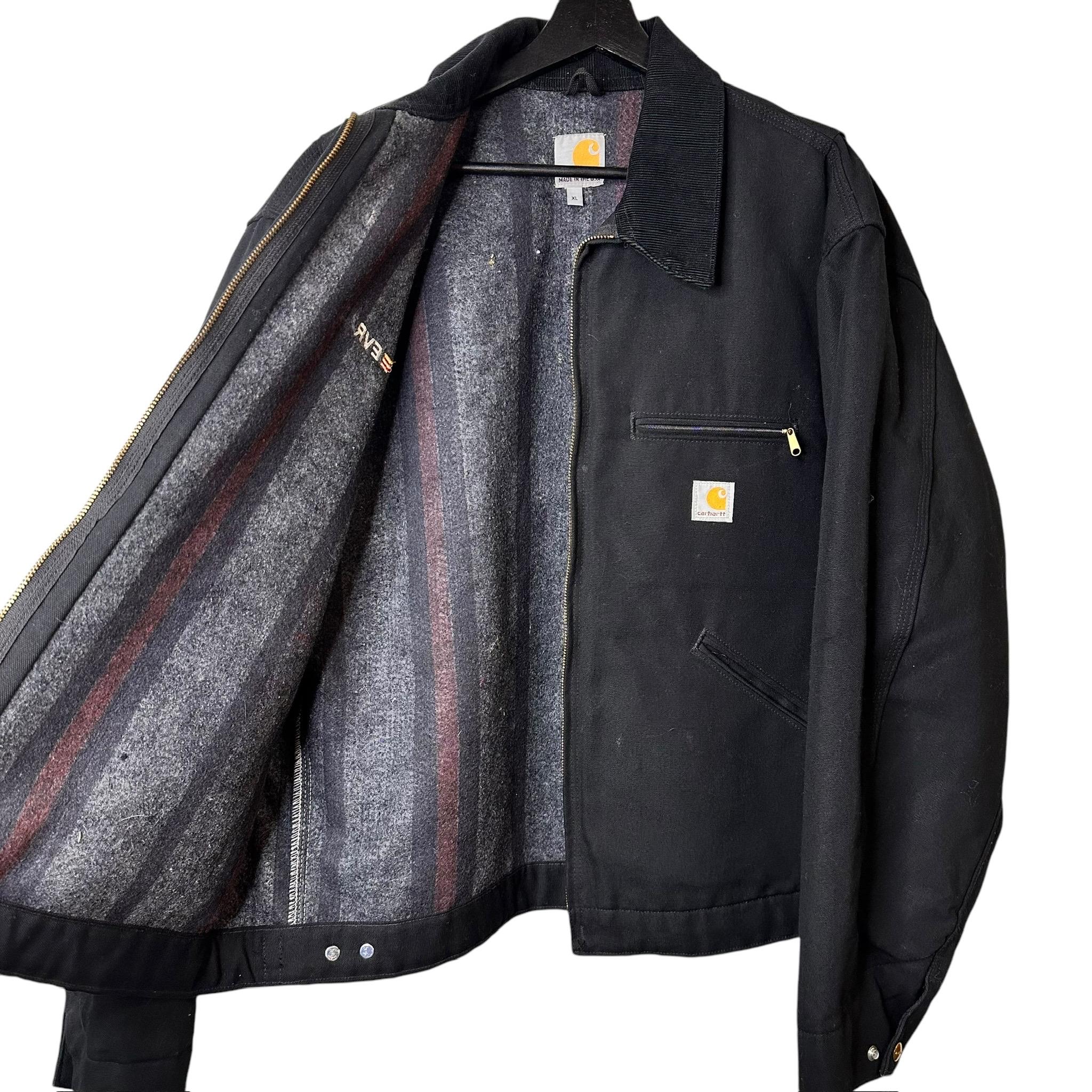 Vintage Carhartt Detroit Jacket Black Men's Sz M - Etsy